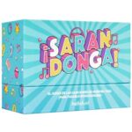 Caja y cartas de SARANDONGA party game musical para grupos