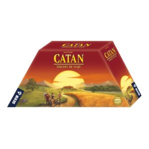 Devir - CATAN Travel Edition, Board Game, with Friends, 10 Years, Compact Edition of the Original CATAN (BGPCATA)