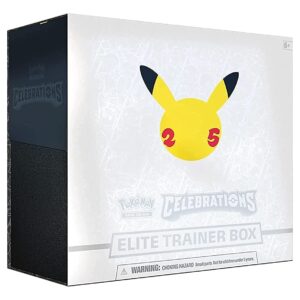 Pokemon 25th Anniversary Celebrations Elite Trainer Box, Multicolor, 5 (The Company 80943)