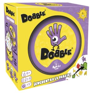 Asmodee Dobble Clasico, Observation and Speed Card Game for Children and Adults, Board Game, 15 Minutes of Game, Ages 6 and Up, 2-8 Players