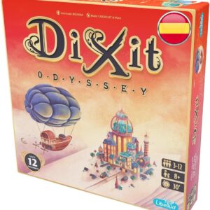 Asmodee Dixit Odyssey, Multi-Award Winning Imagination and Creativity Game, Ages 8, From 3 to 12 Players, 30 Minutes per Match, Spanish