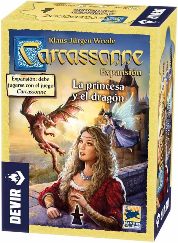 Carcassonne: Expansión la Princesa y el Dragón