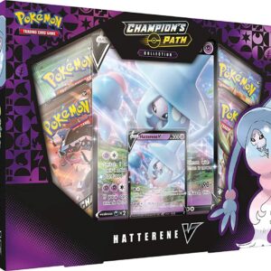 Pokémon POK80774 TCG: Champion's Path Hatterene V Box, Multicolor