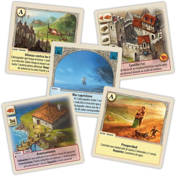 Catan: Expansión Duelo Eras Oscuras y Doradas - Imagen 5