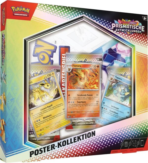 Colección con poster - Evoluciones prismaticas (Prismatic evolutions)