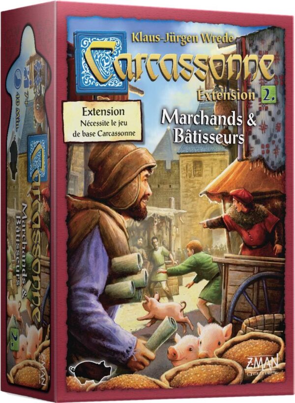 Carcassonne: Expansión Comerciantes y Constructores