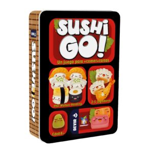 Devir Sushi Go! Fast and Fun Family Card Game, Light Strategy with Japanese Food Theme, 2-5 Players, Great for Kids, Adults and Family (BGSUSHI)