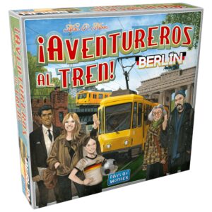 Days of Wonder | Adventurers on the Train! Berlin - Explore the Cultural Capital of Europe | Board Game | Ages 8 | From 2 to 4 Players | 10-15 Minutes per Game | English