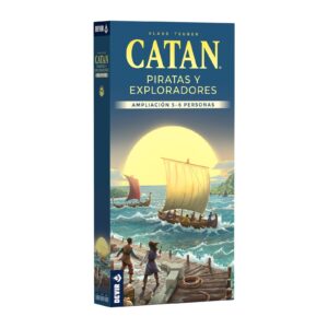 Devir - Catan Pirates and Explorers Expansion 5-6 Players | Expansion of the Board Game of Strategy and Exploration, with Friends, Wit, Fun, New Cover 2025 (BGPIR56)