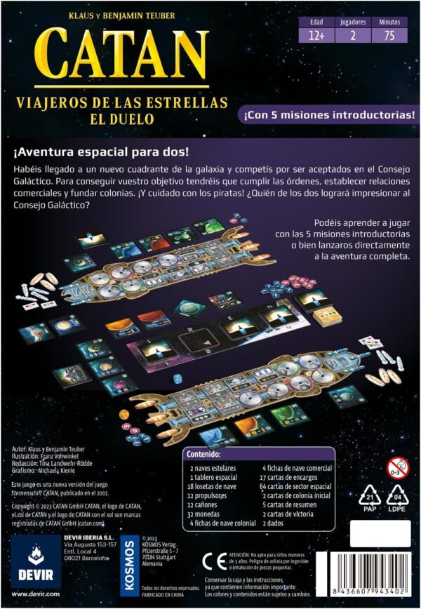 Catan Viajeros de las Estrellas Duelo - Imagen 3