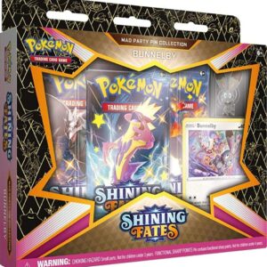 Pokemon Sword & Shield 4.5 Shining Fates Mad City Pin Party Bunnelby