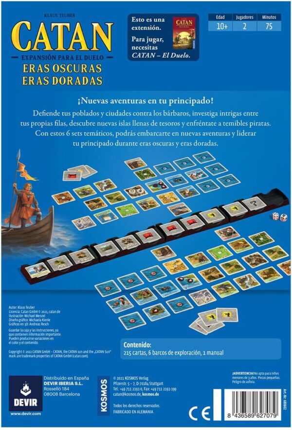 Catan: Expansión Duelo Eras Oscuras y Doradas - Imagen 3