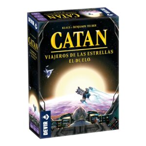 Devir - Catan Star Travelers Duel, Board Game with Friends and Family, Trading Game, Duo Game, Age 12 (BGCATVEDUSP)