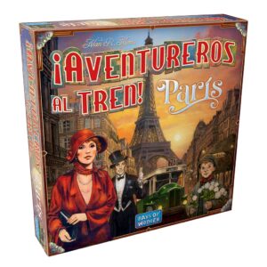Days of Wonder | Adventurers on the Train! Paris | Board Game | Ages 8 | From 2 to 4 Players | 30-60 Minutes per Game | English