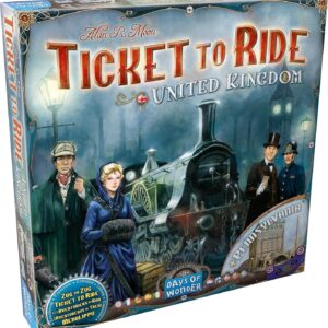 Days of Wonder | Adventurers on the Train! UK & Pennsylvania | Expansion | Board Game | Ages 8+ | 2 to 5 Players | 30-60 Minutes per Game | Multilanguage