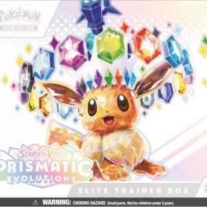 Pokemon TCG: Scarlet & Violet—Prismatic Evolutions Elite Trainer Box, Multicolor (The Company International 100-10013 : C : EN : 45 :)