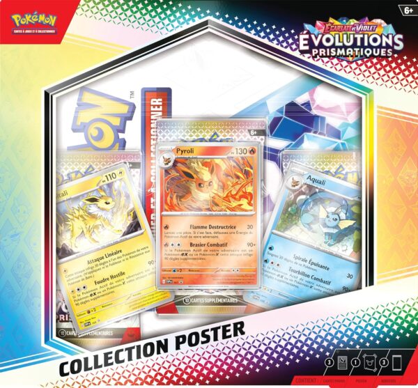 Colección con póster - Escarlata y Púrpura - Evoluciones Prismáticas - Imagen 2