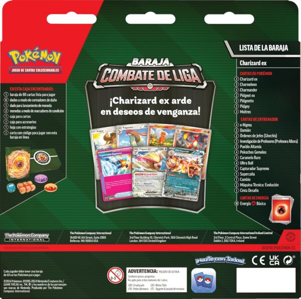 Baraja Combate de Liga: Charizard ex y Pidgeot ex - Imagen 4