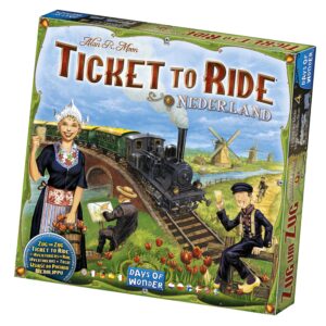 Days of Wonder | Adventurers on the Train! Netherlands | Strategy & Resource Management Expansion | Ages 8+ | 2 to 5 Players | 60 Minutes per Game | Multilanguage
