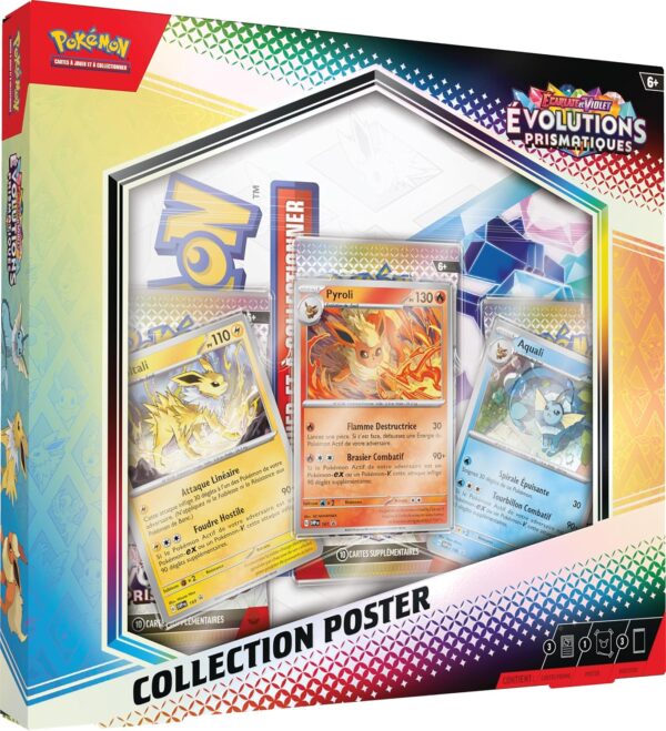 Colección con póster - Escarlata y Púrpura - Evoluciones Prismáticas