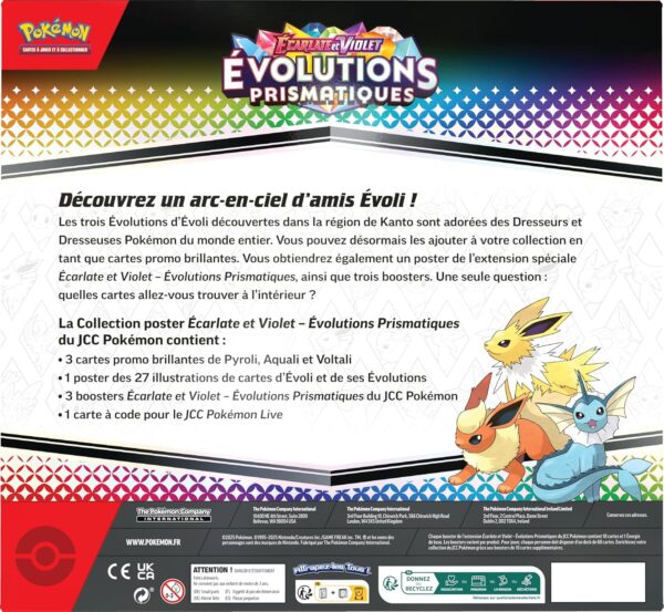 Colección con póster - Escarlata y Púrpura - Evoluciones Prismáticas - Imagen 3