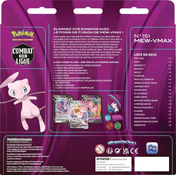 Baraja Combate de Liga: Mew VMAX - Imagen 4