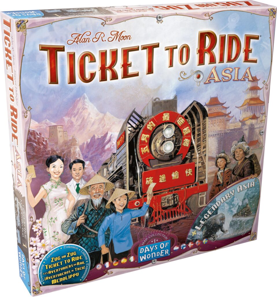 Caja de ¡Aventureros al Tren! Asia expansión