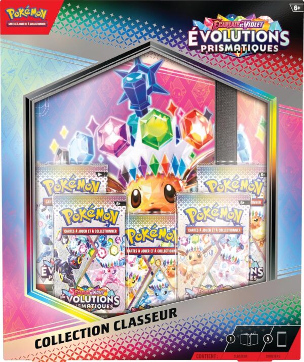 Álbum para colecciones - Evoluciones prismaticas (Prismatic evolutions) - Imagen 2