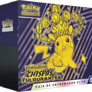 Pokémon JCC Pokémon Scarlet & Purple-Sparking Sparks Elite Trainer Box (1 Card with Expanded Illustration, 9 Upgrade Packs and Premium Accessories)