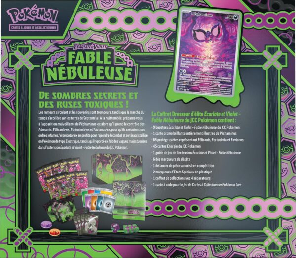 Caja de Entrenador Élite - Escarlata y Púrpura - Fábula Nebulosa - Imagen 3
